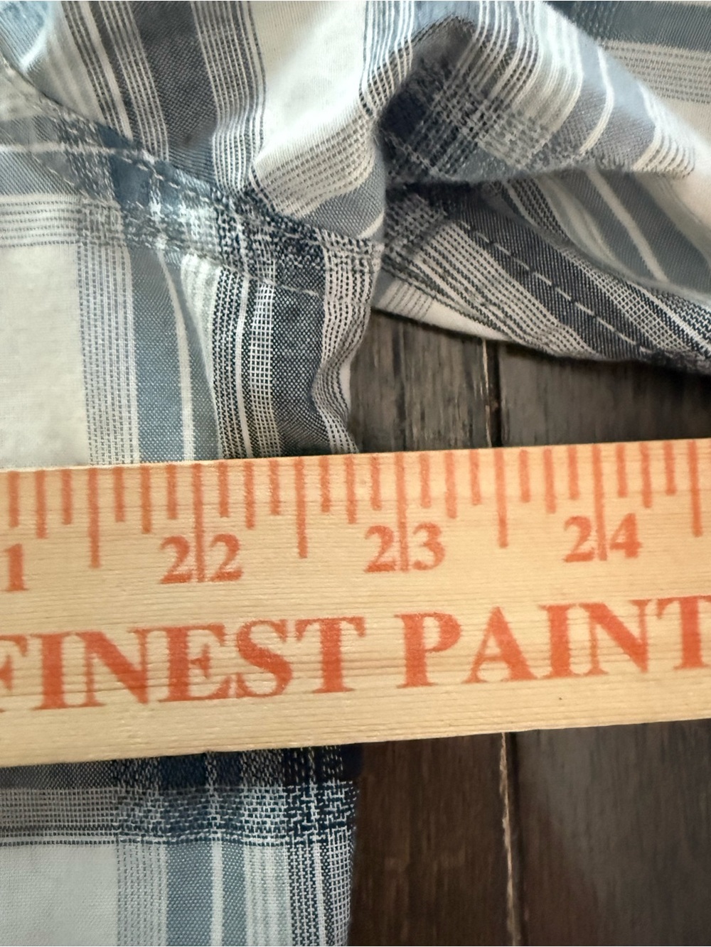 Carhartt White and Blue Plaid Button-Down Shirt XL - Picture 7 of 7
